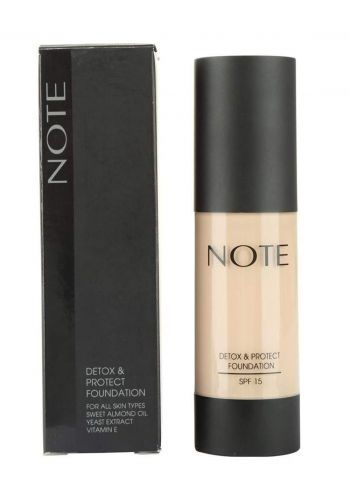 Note Detox And Protect Foundation كريم اساس 
