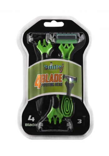 Smilej Set 4Blade Pivoting Head شفرات حلاقة رجالية
