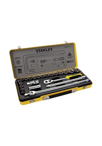 Stanley STMT74184-8 ‎socket set in metal tin ‎24Pcs سيت لقم