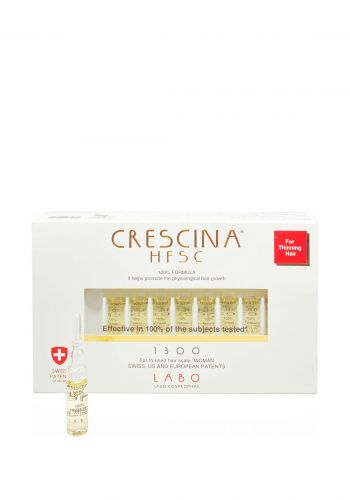 أمبولات  للنساء لإعادة نمو الشعر 20 امبولة من كريسينا Crescina HFSC 100% 1300 Woman Ampoules 
