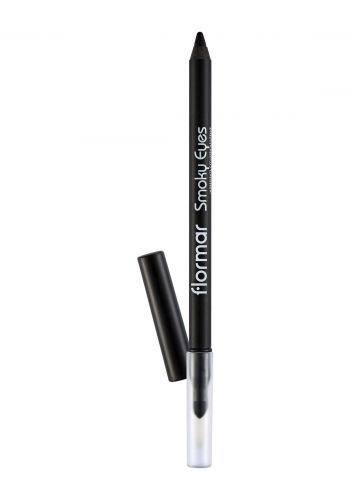 قلم تحديد العيون 1.14 غم رقم 001 من فلورمار Flormar Smoky Eyes Waterproof Eyeliner