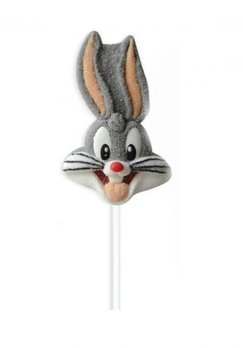 Relkon Bugs Bunny Marshmallow lollipop مصاصات الخطمي شكل باز بني 45 غرام من ريلكون	