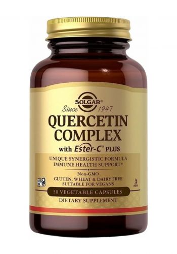 حبوب الكورستين 50 كبسولة من سولجار Solgar Quercetin Complex 