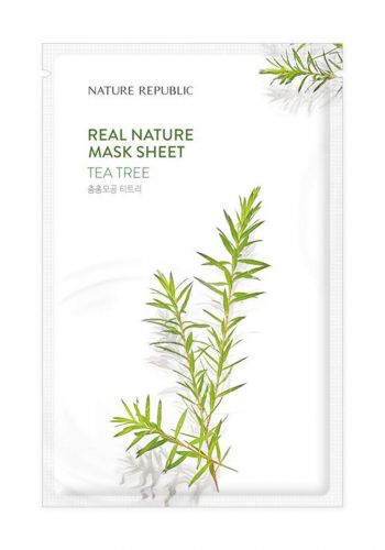 Nature republic Real Nature Tea Tree  Sheet Mask قناع ورقي 