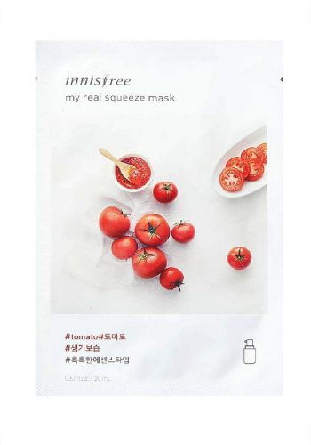 Innisfree My Real Squeeze Mask Tomato 1 Sheet Natural ماسك للوجه