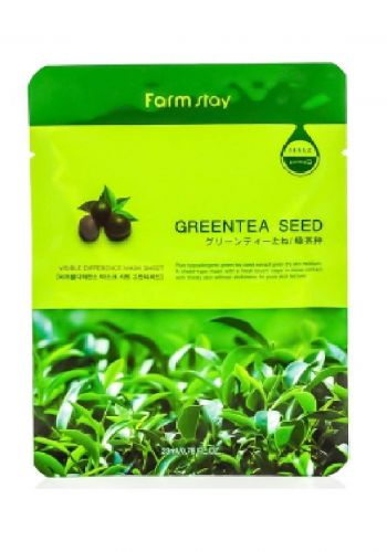 Farm Stay Visible Difference Mask Sheet - Green Tea Seed ماسك
