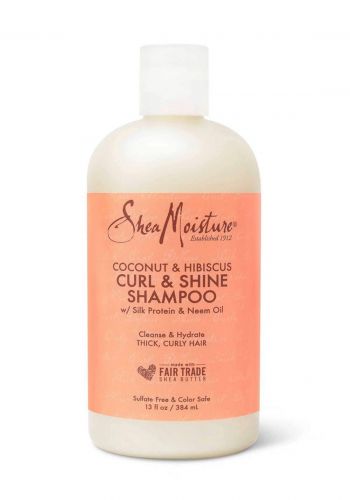 Shea Moisture Coconut & Hibiscus Curl & Shine Shampooشامبو