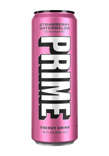 مشروب طاقة بنكهة الفراولة والبطيخ 355 مل من برايم Prime Strawberry Watermelon Energy Drink