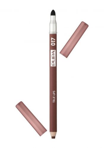 قلم تحديد الشفاه 1.13 غم درجة 017 من بوبا ميلانو Pupa Milano True Lips Natural  