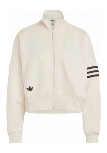 سويتر نسائي ابيض اللون من اديداس Adidas Neuclassics Track Top