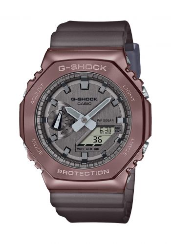 ساعة جي شوك رجالية بني اللون من كاسيو Casio G-SHOCH GM-2100MF-5ADR Watch