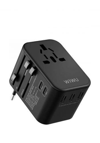 شاحن ومقبس متعدد المنافذ بقدرة 33.5 واط  Wiwu UA-303 Universal Plug Adapter 