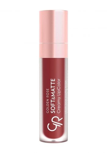 أحمر شفاه مطفي 5.5 مل رقم 115 من جولدن روز Golden Rose Soft & Matte Creamy Lipstick 
