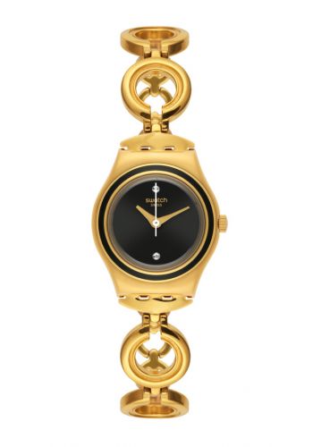 ساعة نسائية ذهبية اللون من سواج Swatch YSG130G Women's Watch