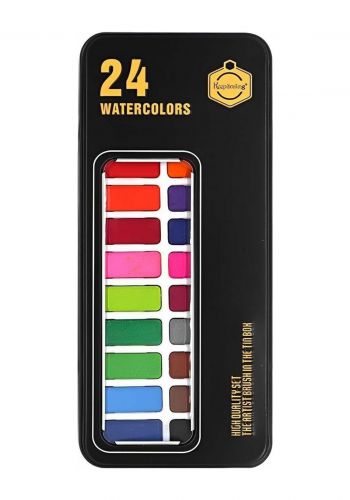 الوان مائية 24 لون مع فرشاة رسم من كييب سمايلنغ Keep Smiling Water Color Set of 24 