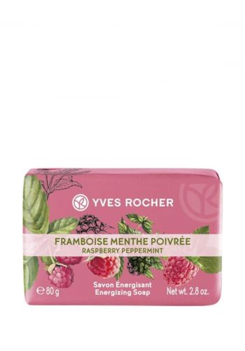 صابونة للجسم بخلاصة توت العليق والنعناع 80 غم من ايف روشيه Yves Rocher Gentle Soap Raspberry Peppermint