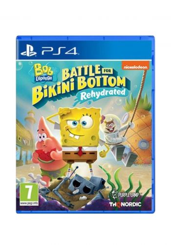 لعبة بلي ستشين 4 Battle For Bikini Bottom Rehydrated  Video Game For PlayStation 4 