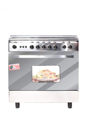 طباخ  ايطانيالو ستيل خمس عيون 55*80سم من فريش fresh gas cooker