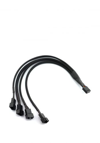 كيبل تمديد الطاقة لمروحة التبريد Cable 1 To 4 PWM Fan Splitter 
