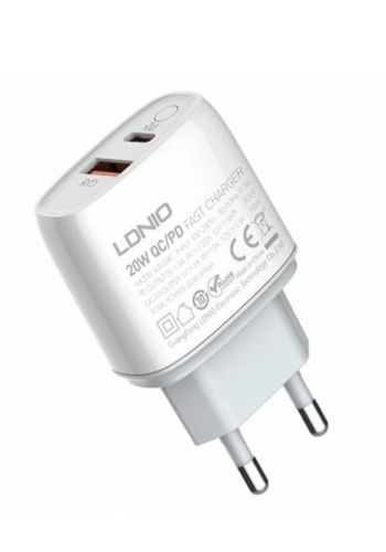شاحنة جدارية بمنفذين 20 واط Ldnio A2424C 20W Fast Charger 