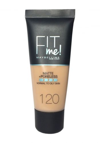 كريم اساس فت مي 30 مل درجة 120 من ميبلين Maybelline Fit Me Foundation Matte 