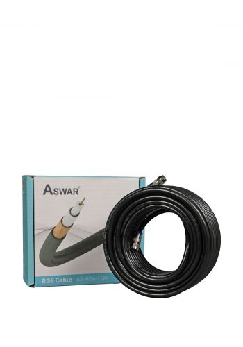Aswar AS-RG6-20M Coxell Cable Bracelets For Satellite كيبل ستلايت 20 متر من اسوار