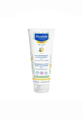 كريم مرطب لجسم الاطفال 200 مل من موستيلا Mustela Cold Cream Nourishing Milk