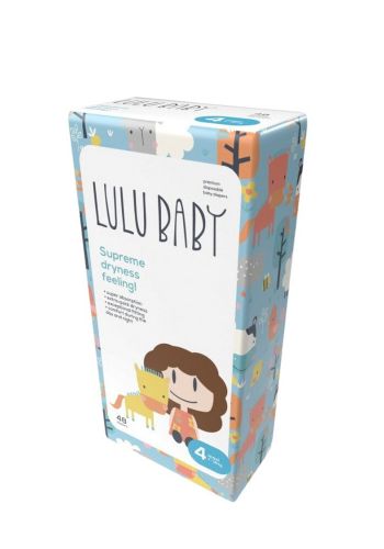 حفاضات للاطفال رقم 4 وزن 7 الى 18 كغم من لولو بيبي Lulu Baby care diapers