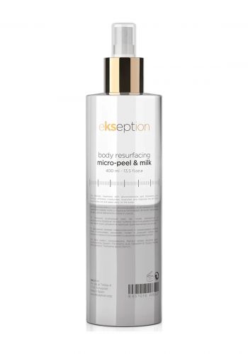 بخاخ مرطب ومقشر للجسم لجميع انواع البشرة 400 مل من اكسبشن  Ekseption Body Resurfacing Micro-Peel & Milk
