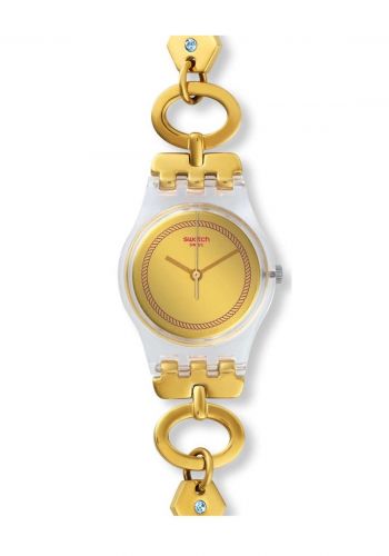 ساعة نسائية ذهبية اللون من سواج Swatch LK346G Women's Watch