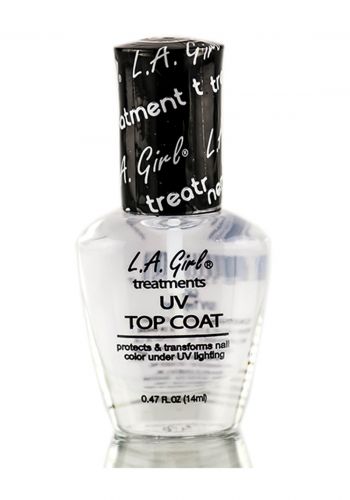 جل حماية الاظافر من الاشعة فوق بالنفسجية  14 مل من ال كيلL.A. Girl Essentials Nail Treatments - UV top    coat