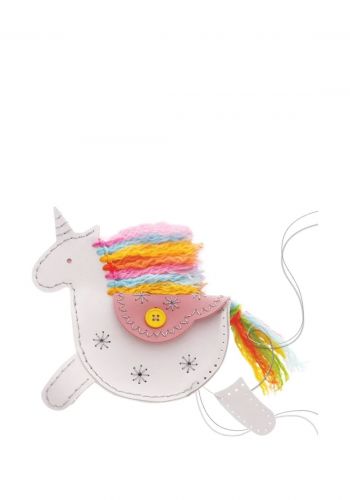 لعبة تصنيع حقيبة يونيكورن من الجلد الصناعي 4M My Unicorn Faux Leather Pouch