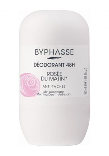 مزيل تعرق 50 مل من بيفاس Byphasse Deodorant 48H Rose Du Matin