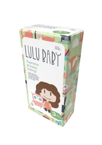 حفاضات للاطفال رقم 3 وزن 4 الى 9 كغم من لولو بيبي Lulu Baby care diapers