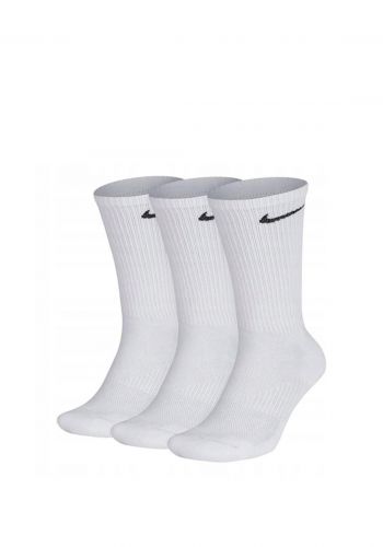 ‎سيت جوارب رياضية بيضاء اللون من نايك Nike NKSX7666-100 socks