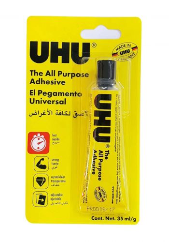 لاصق شفاف متعدد الاستعمالات 35 مل من يو اتش يو UHUGLUE ALL PURPOSE POWER