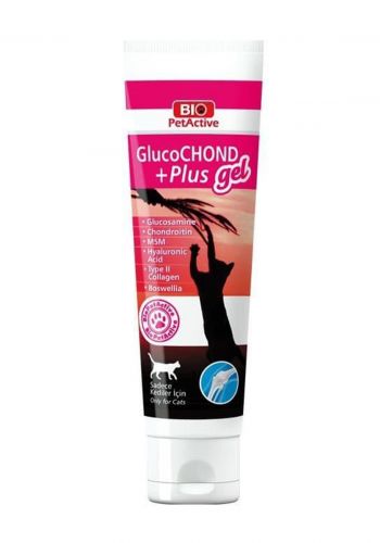 جل دعم الورك و المفاصل للقطط 100مل من بايو بت اكتف Bio Pet Active GlucoCHOND Plus Gel