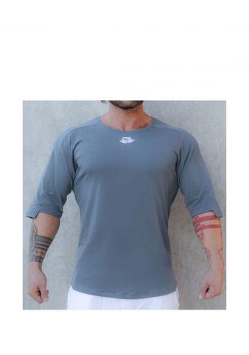 تيشيرت رياضي للرجال رمادي اللون من بدي انجنيرز   Body Engineers Amaya Shirt Men's