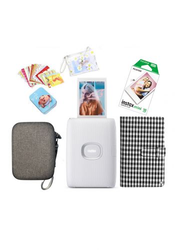طابعة صور ميني مع هدايا من فوجي فيلم Fujifilm Instax Mini Link 2 Wireless Smartphone Printer