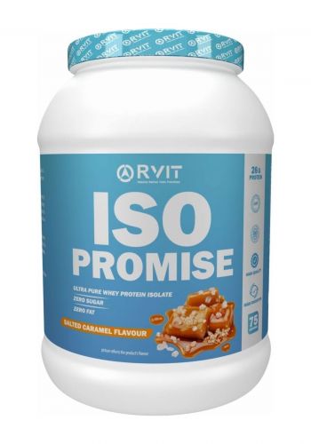 بروتين مصل اللبن المعزول بنكهة الكراميل 2.27 كغم من رفيت Rvit ISO  Promise Salted Caramel Flavour 