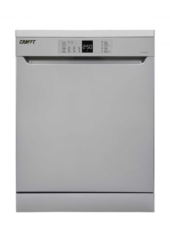 Crafft DWA1E6B2S Dish Washer- Silver غسالة صحون من كرافت