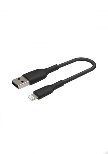 كيبل آيفون- Belkin CAA002bt0MBK Boost Charge Lightning to USB-A Cable 15cm