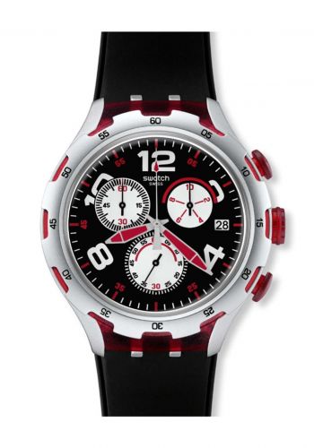 ساعة رجالية سوداء اللون من سواج Swatch YYS4004 Men's Watch