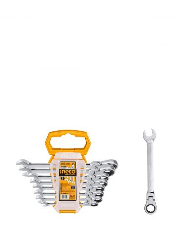 سيت سبانة راجز سوبر 8 قطع من انجيكو Ingco HKSPAR1083 spanner set