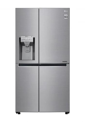 ثلاجة ثنائية الابواب 668 لتر من ال جي LG GCJ-267PHL Side By Side Refrigerator- Silver