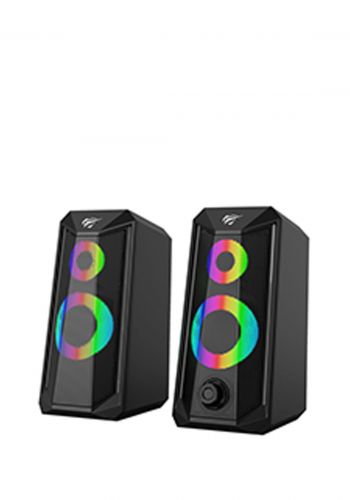 Havit SK202 Stereo Electronic Sports USB Speaker - Black مكبر صوت من هافيت