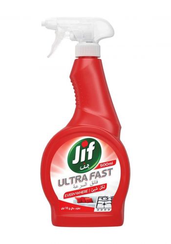 Jif cleaner everywhere  ultra fast 500ml جف بخاخ فائق السرعة 