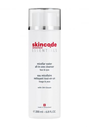 ماء ميسلار لتنظيف البشرة 200 مل من سكينكود Skincode Micellar Water 
