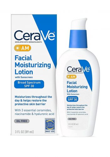 لوشن مرطب نهاري مع عامل حماية من الشمس رقم 30  للبشرة العادية الى الجافة  89 مل من سيرافي CeraVe Itch Relief Moisturizing Lotion