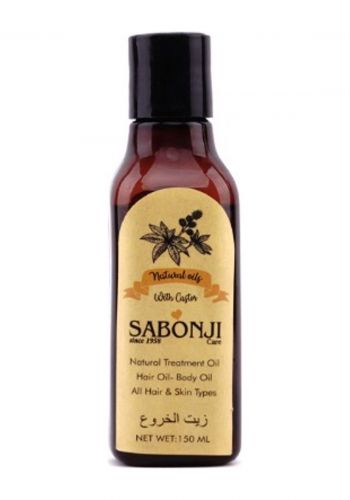 زيت الخروع للشعر والجسم 150 مل من صابونجي Sabonji Natural Treatment Castor Hair & Body Oil 